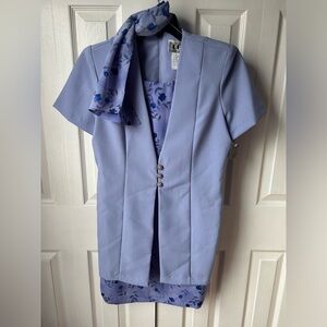 Beautiful blue dress and jacket NWT - size 6P